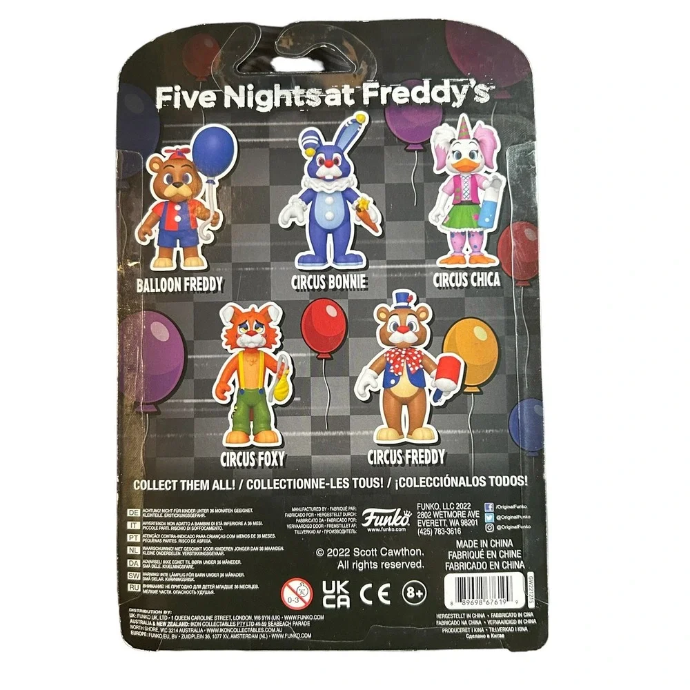 Five Nights At Freddy's Balloon Foxy Walmart Exclusive Toy‎ Figure 2023 FNAF